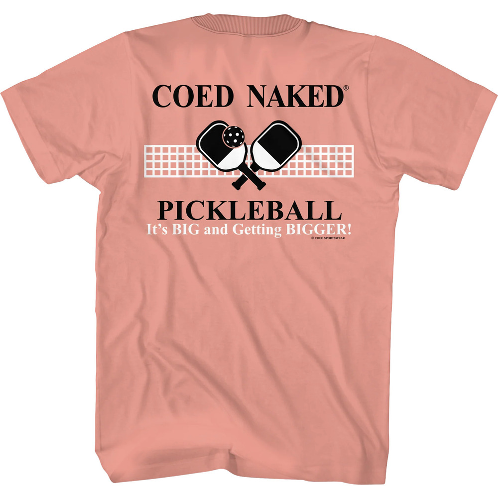 Pickleball Coed Naked Tshirt